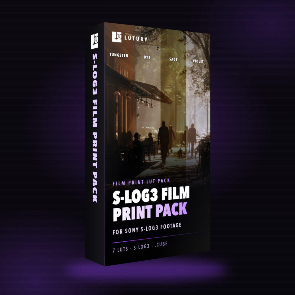 S-Log3 Film Print Pack: 7 Cinematic LUTs for Sony S-Log3